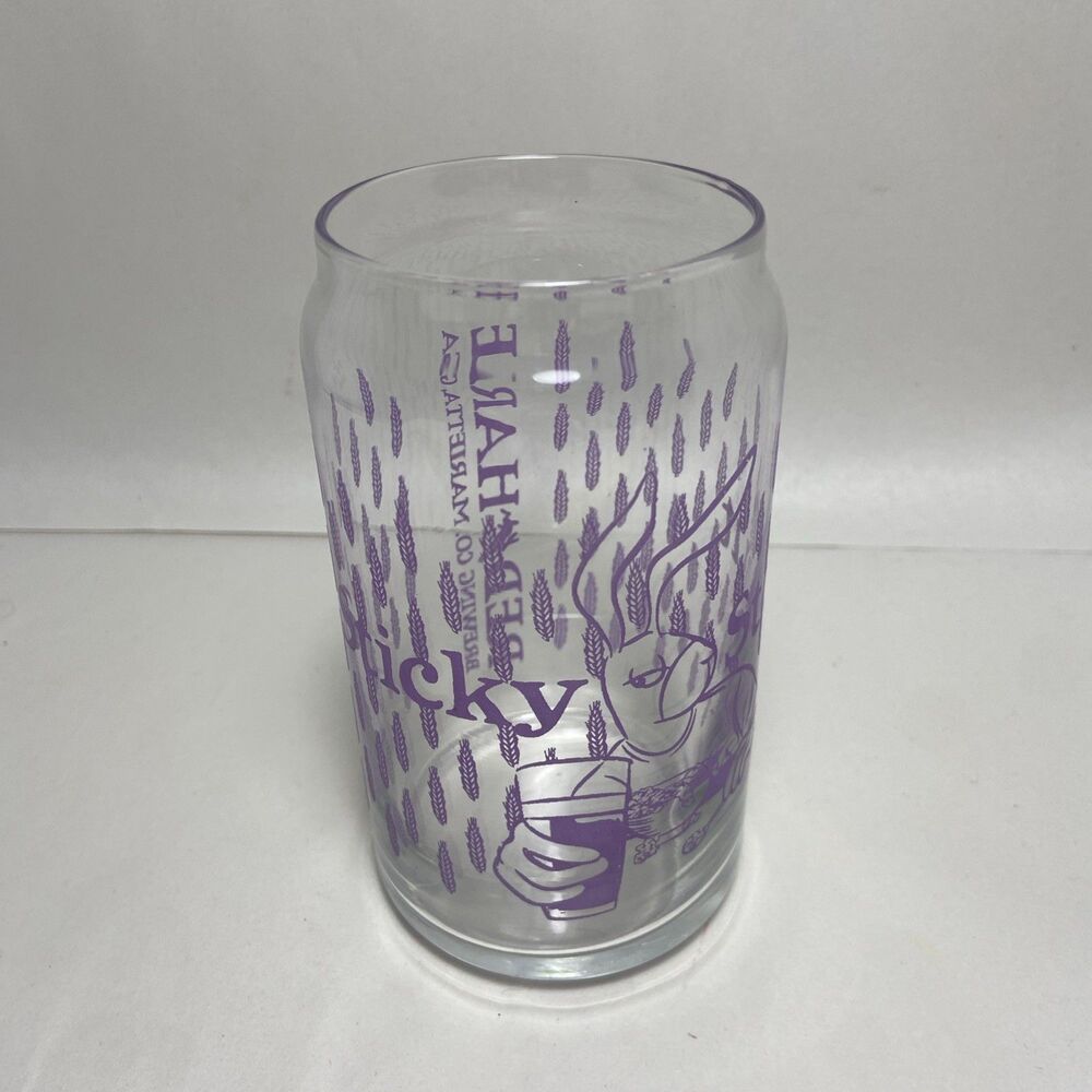 Red Hare Sticky Stout (Marietta) Beer Can 16oz Glass